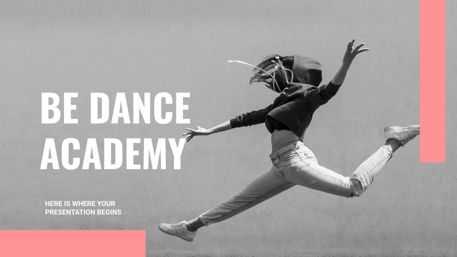 Be Dance AcademyPowerPoint模板